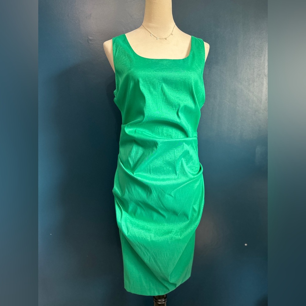 JOSEPH RIBKOFF Vintage Sleeveless Stretch Ruched Wedding Guest Dress NWT Size 10